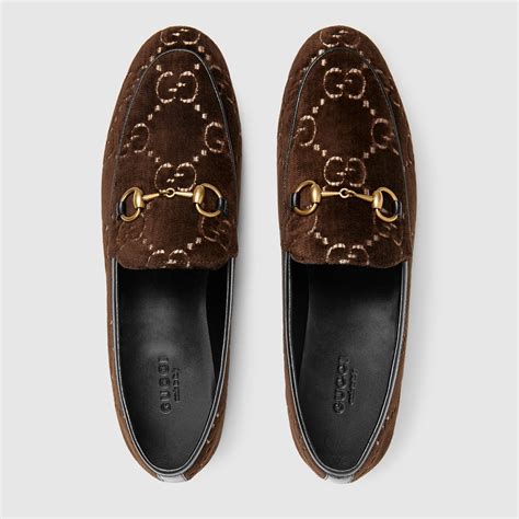 gucci gg velvet slippers|gucci jordaan loafer.